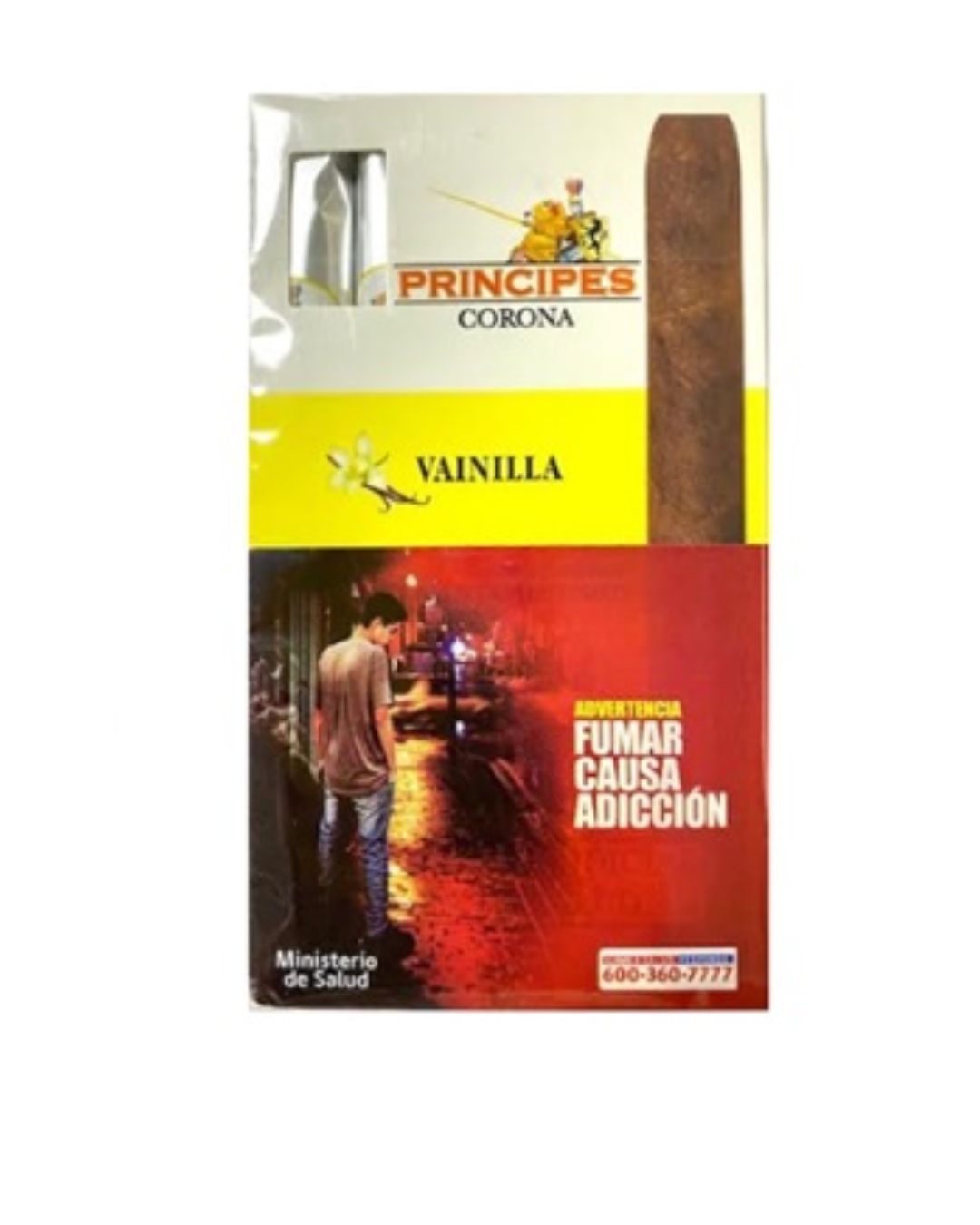 CIGARRILLOS PRINCIPES VAINILLAS 5/1
