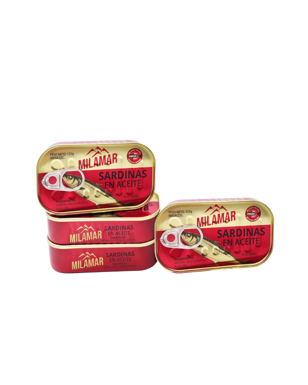 SARDINAS MILAMAR EN ACEITE VEG 50/125GR