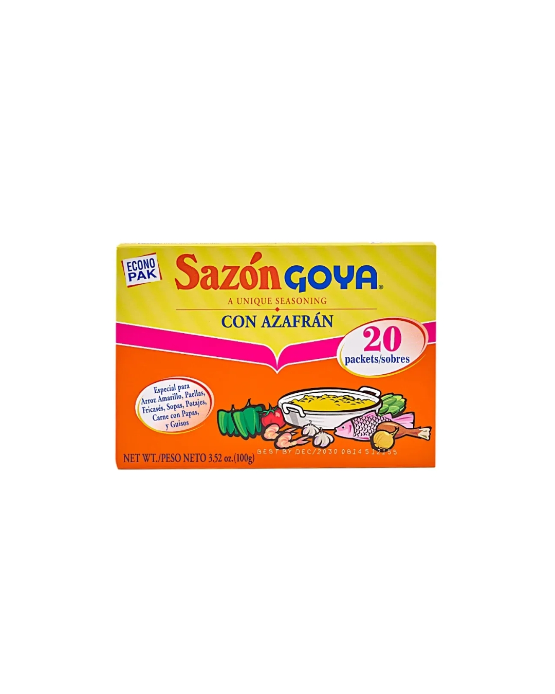 SAZON GOYA CON AZAFRAN 18/20
