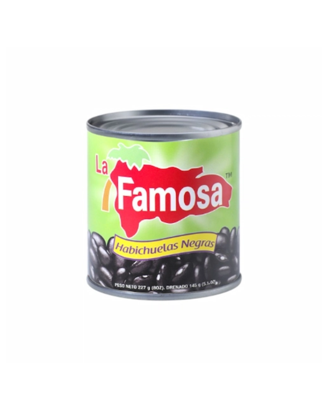 HABICHUELA NEGRA LA FAMOSA 8 OZ 24/1