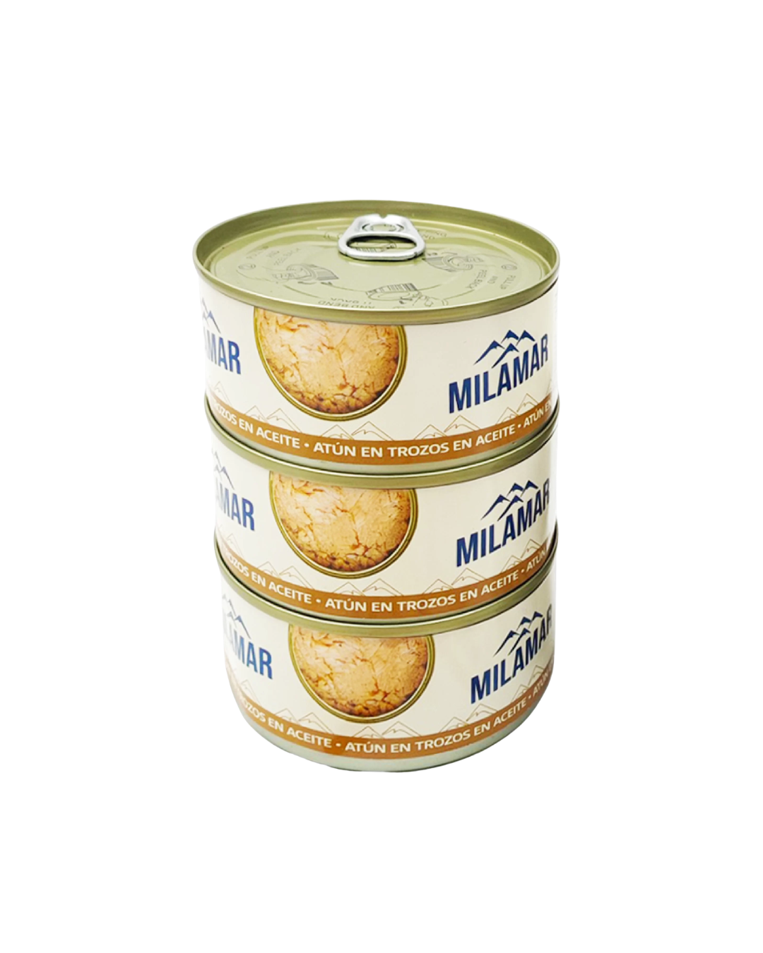 ATUN MILAMAR EN TROZO ACEITE 48/1