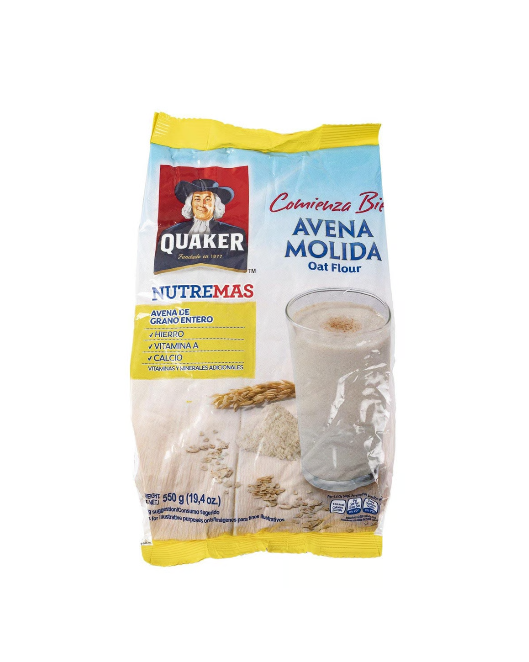 AVENA QUAKER MOLIDA 13X12X50G