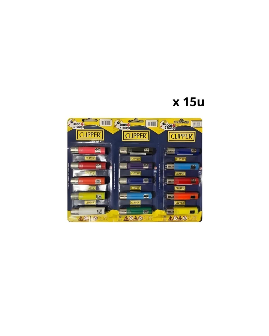 ENCENDEDORAS CLIPPER 15/1 DIPLEY